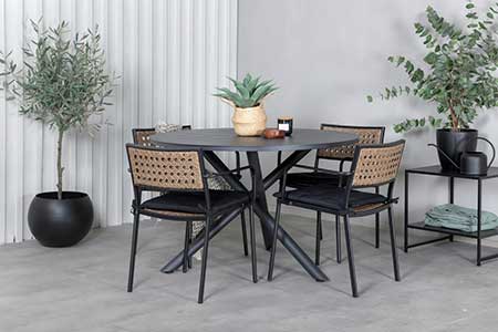 chaise de jardin pas cher et table de jardin design